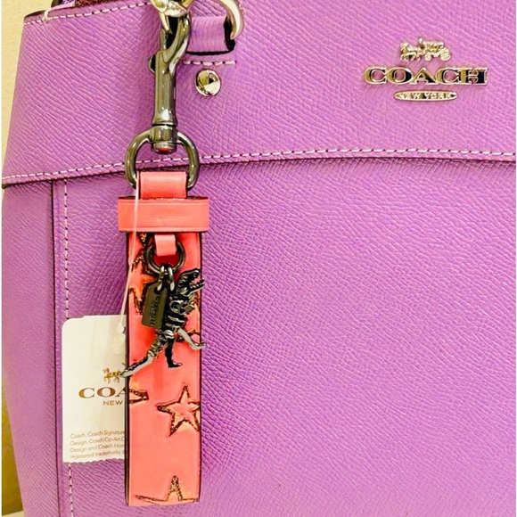 RARE Coach Rex Keychain/ Bag Charm - Picture 8 of 8
